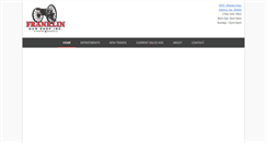 Desktop Screenshot of franklingunshopinc.com